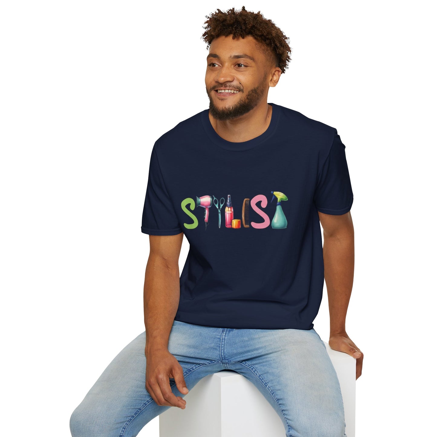 Stylist Tools Graphic T-Shirt — Salon Hairdresser Tee
