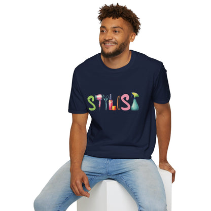 Stylist Tools Graphic T-Shirt — Salon Hairdresser Tee