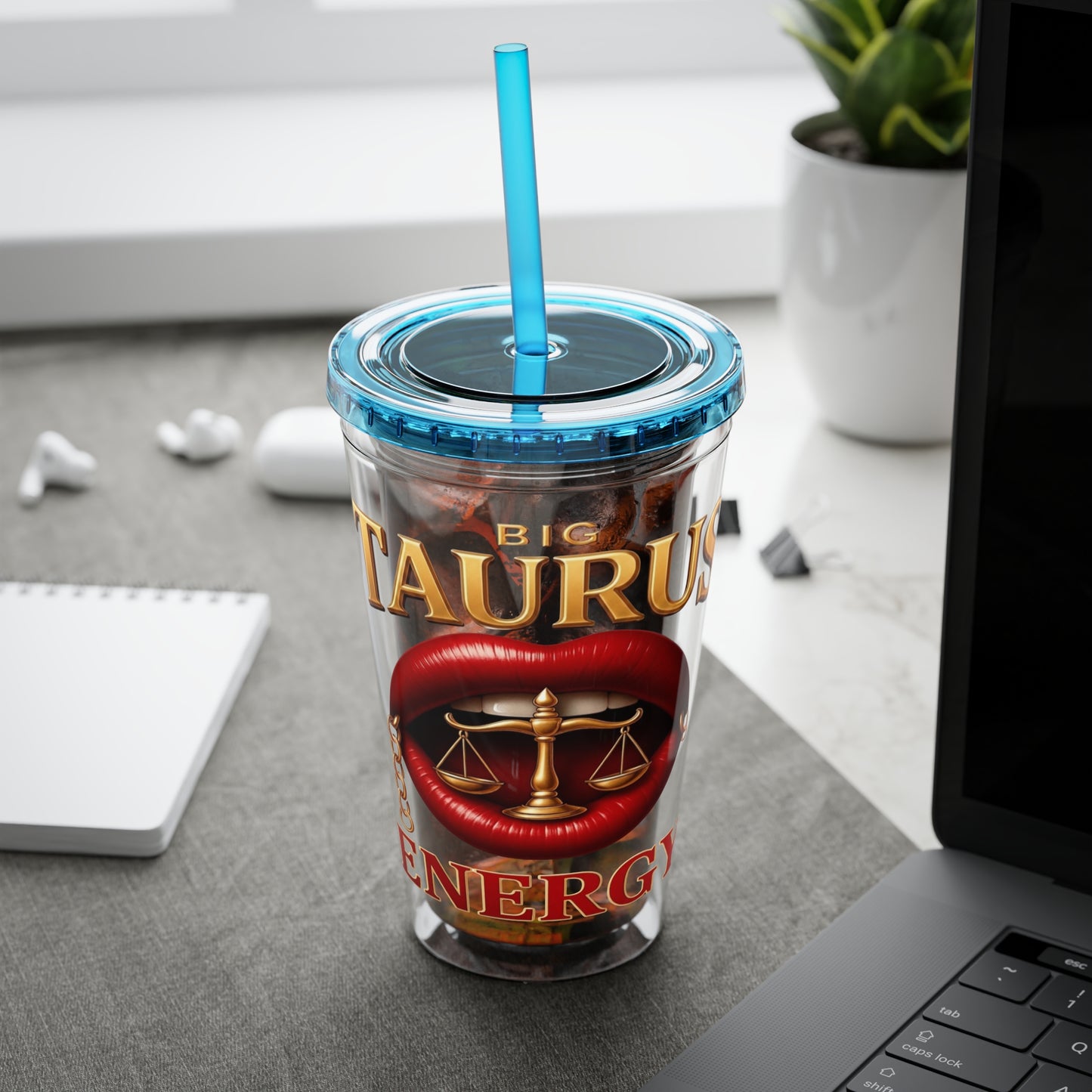 Tumbler — Big Taurus Energy Straw Cup
