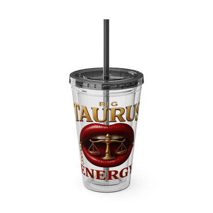 Tumbler — Big Taurus Energy Straw Cup