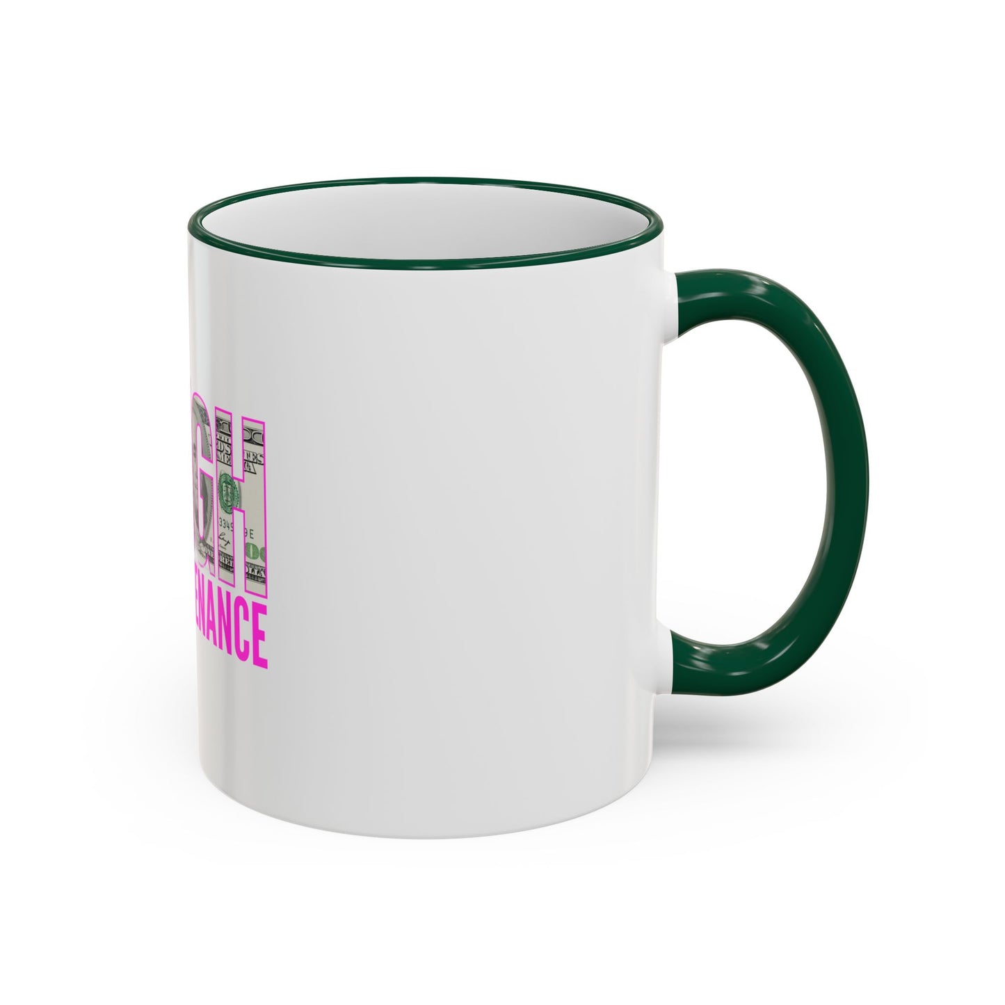 High Maintenance Lipstick Accent Rim Mug