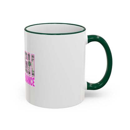 High Maintenance Lipstick Accent Rim Mug