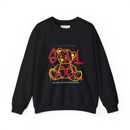 Stay Cool Crewneck Sweatshirt — Graffiti Style "Stay Cool" Graphic