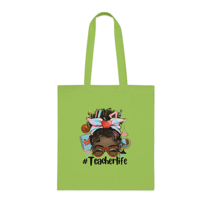 #Teacherlife Tote Bag, Eco-Friendly Tote