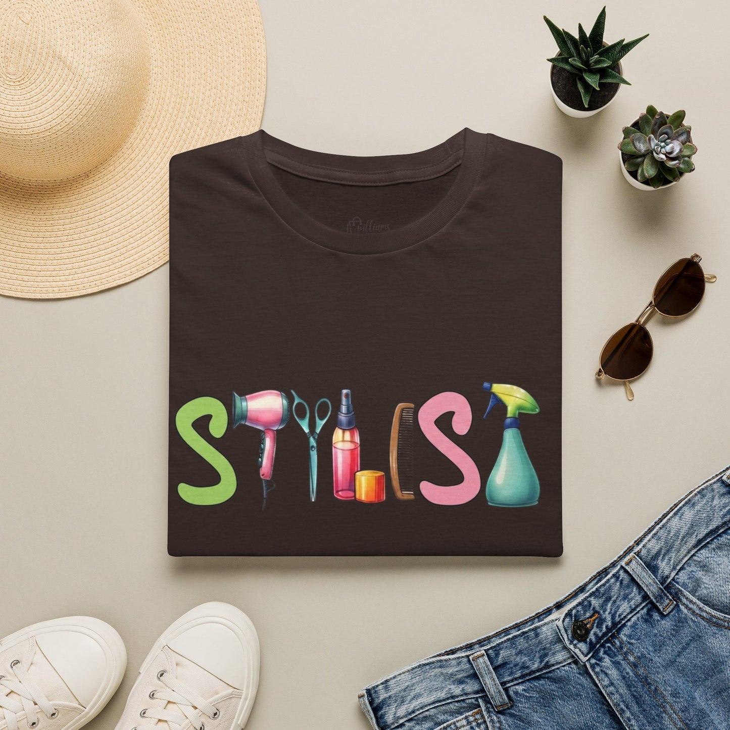 Stylist Tools Graphic T-Shirt — Salon Hairdresser Tee