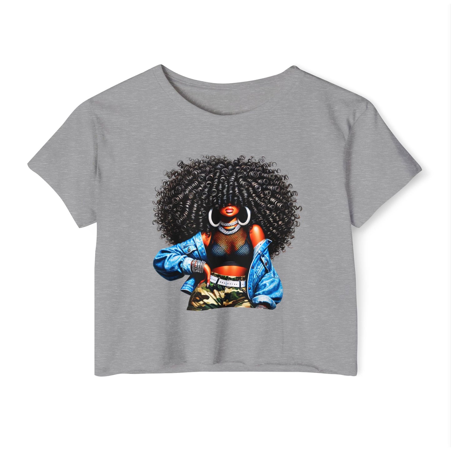 Afro Beat Festival Crop Top Tee