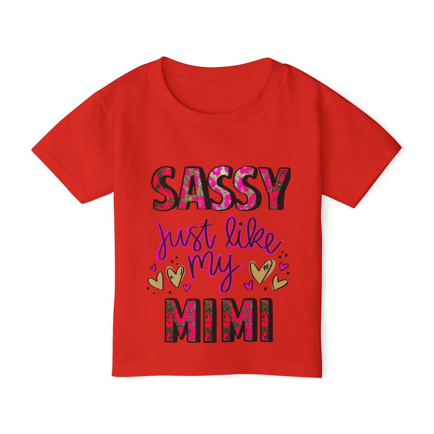 Toddler T-Shirt — “Sassy Just Like My Mimi” Tee