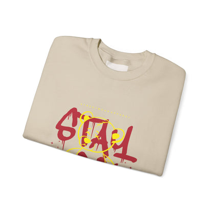 Stay Cool Crewneck Sweatshirt — Graffiti Style "Stay Cool" Graphic