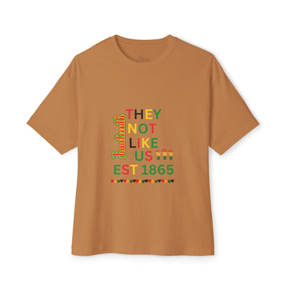 They Not Like Us Est. 1865 T-Shirt — Vintage Civil Rights Tribute Tee