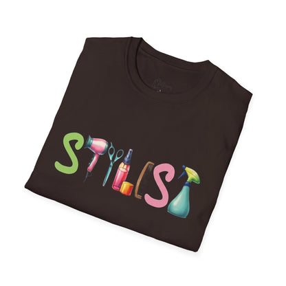 Stylist Tools Graphic T-Shirt — Salon Hairdresser Tee
