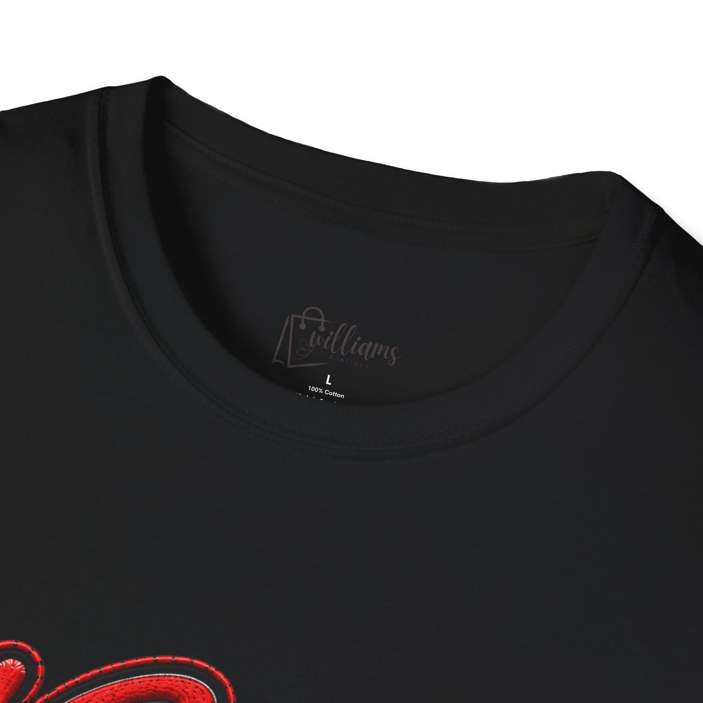 T-Shirt — "God Don’t Play About Me" Bold Script Christian Graphic Tee