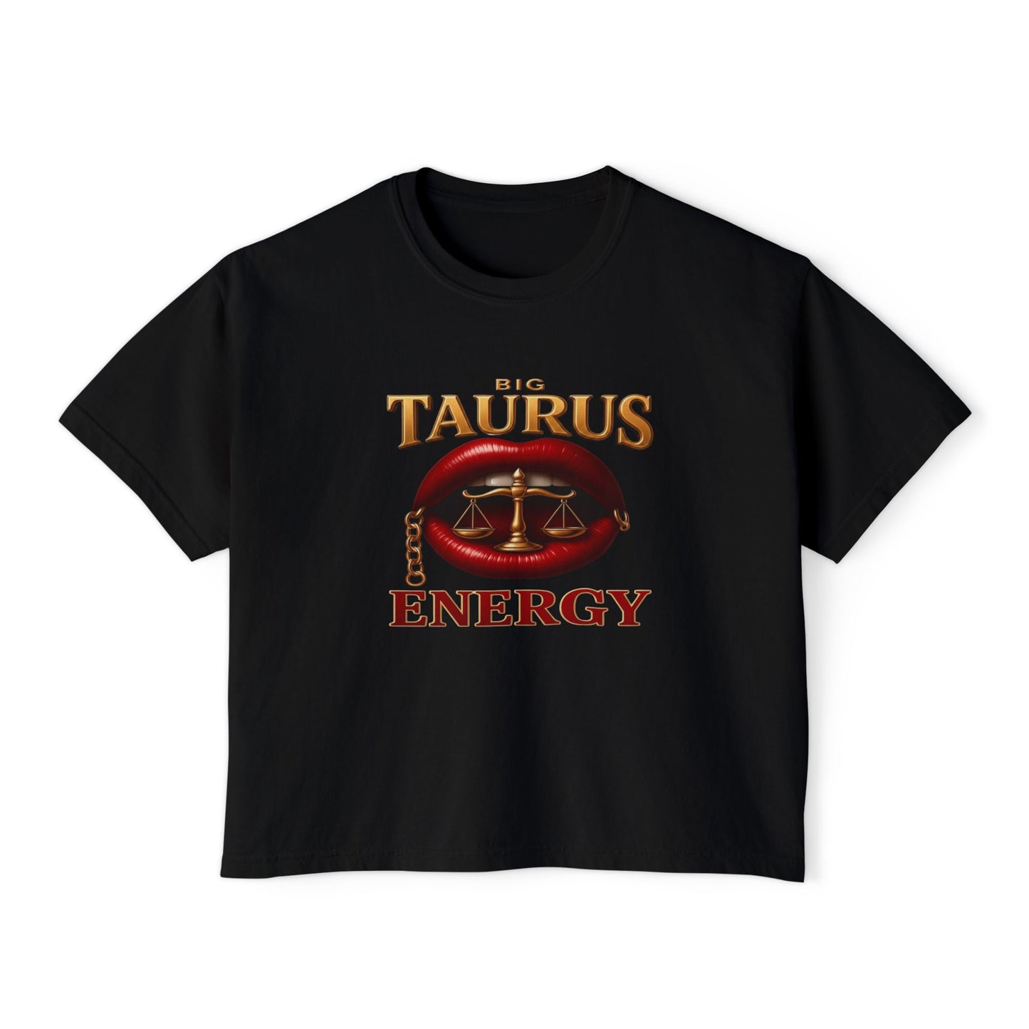 Taurus Energy Women's Boxy Tee - Zodiac Astrology Graphic Tee