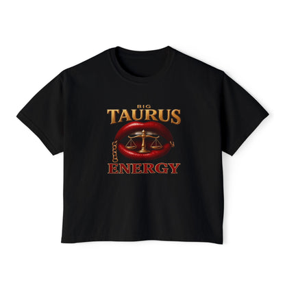 Taurus Energy Women's Boxy Tee - Zodiac Astrology Graphic Tee