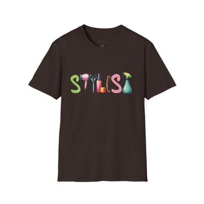 Stylist Tools Graphic T-Shirt — Salon Hairdresser Tee