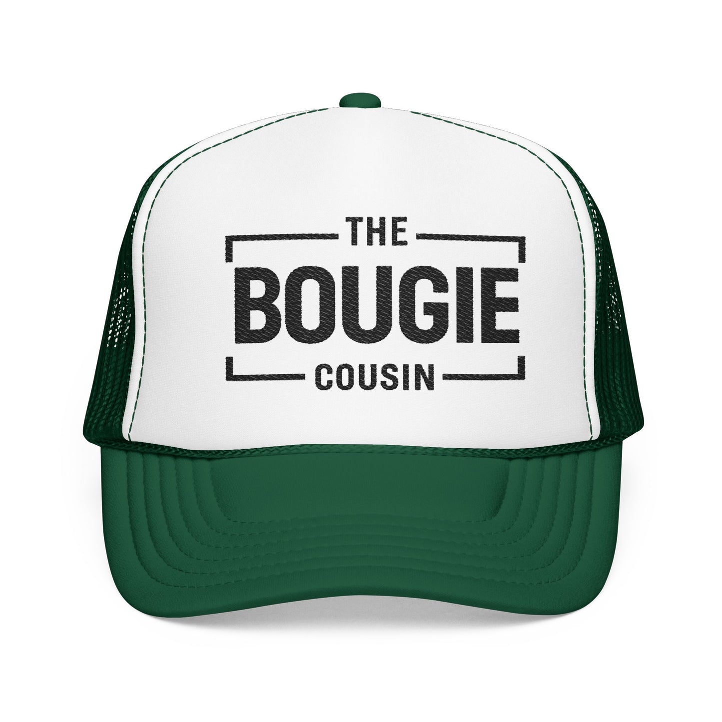 Bougie Foam Trucker Hat — 'The Bougie' Embroidered Mesh Cap