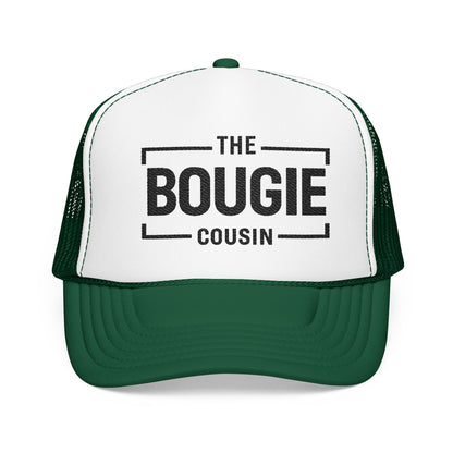 Bougie Foam Trucker Hat — 'The Bougie' Embroidered Mesh Cap