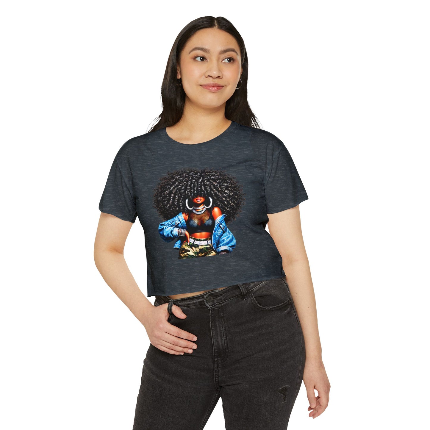 Afro Beat Festival Crop Top Tee