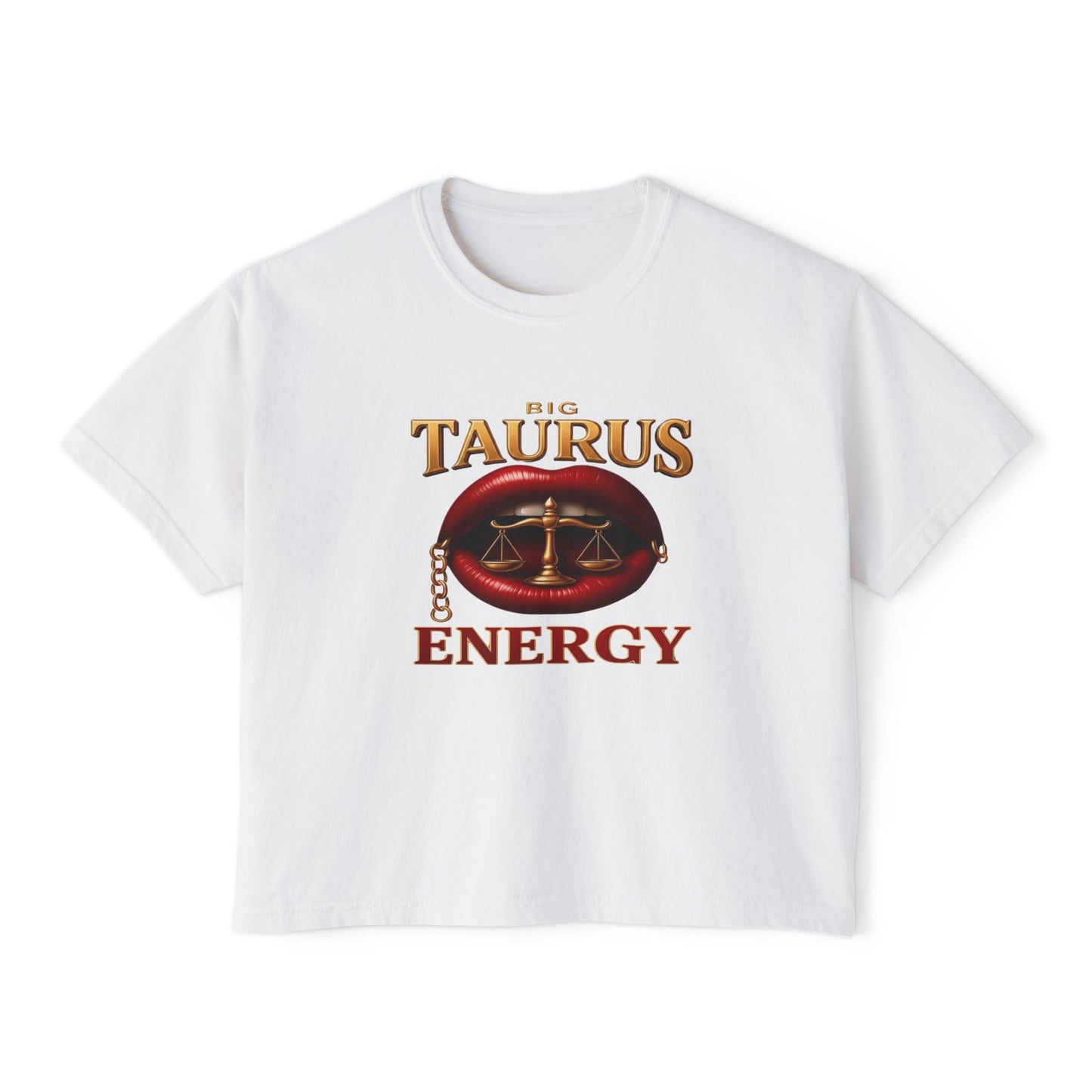 Taurus Energy Women's Boxy Tee - Zodiac Astrology Graphic Tee