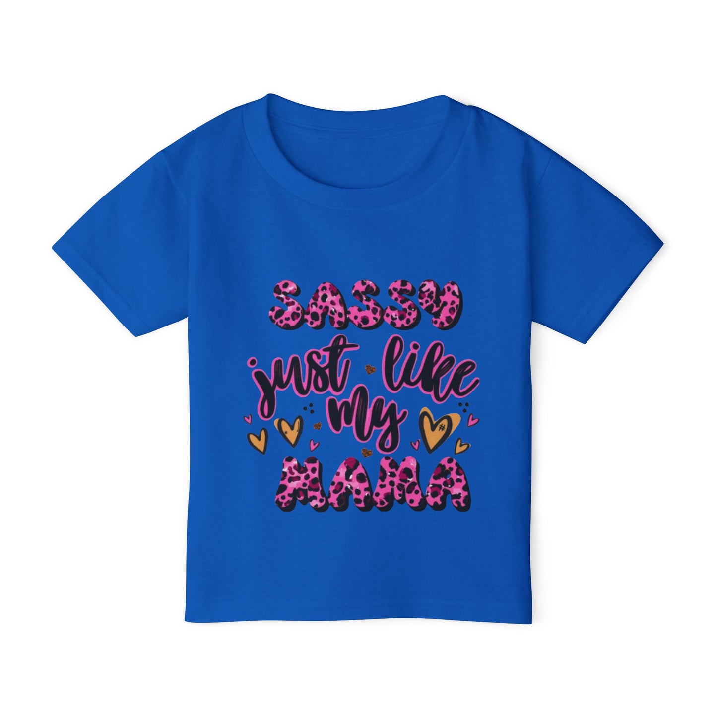 Sassy Just Like My Mama Toddler T-Shirt — Cute Leopard Tee