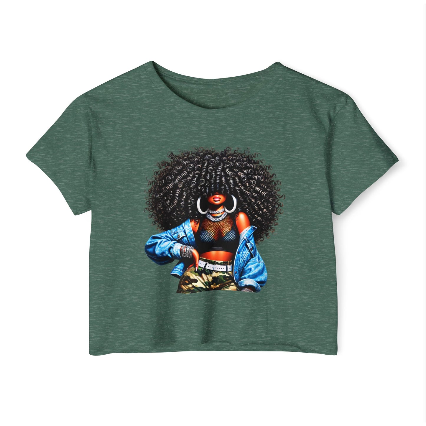 Afro Beat Festival Crop Top Tee