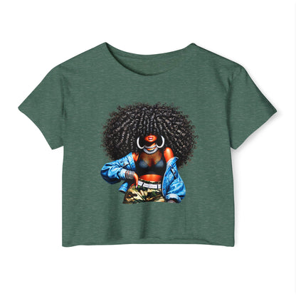 Afro Beat Festival Crop Top Tee