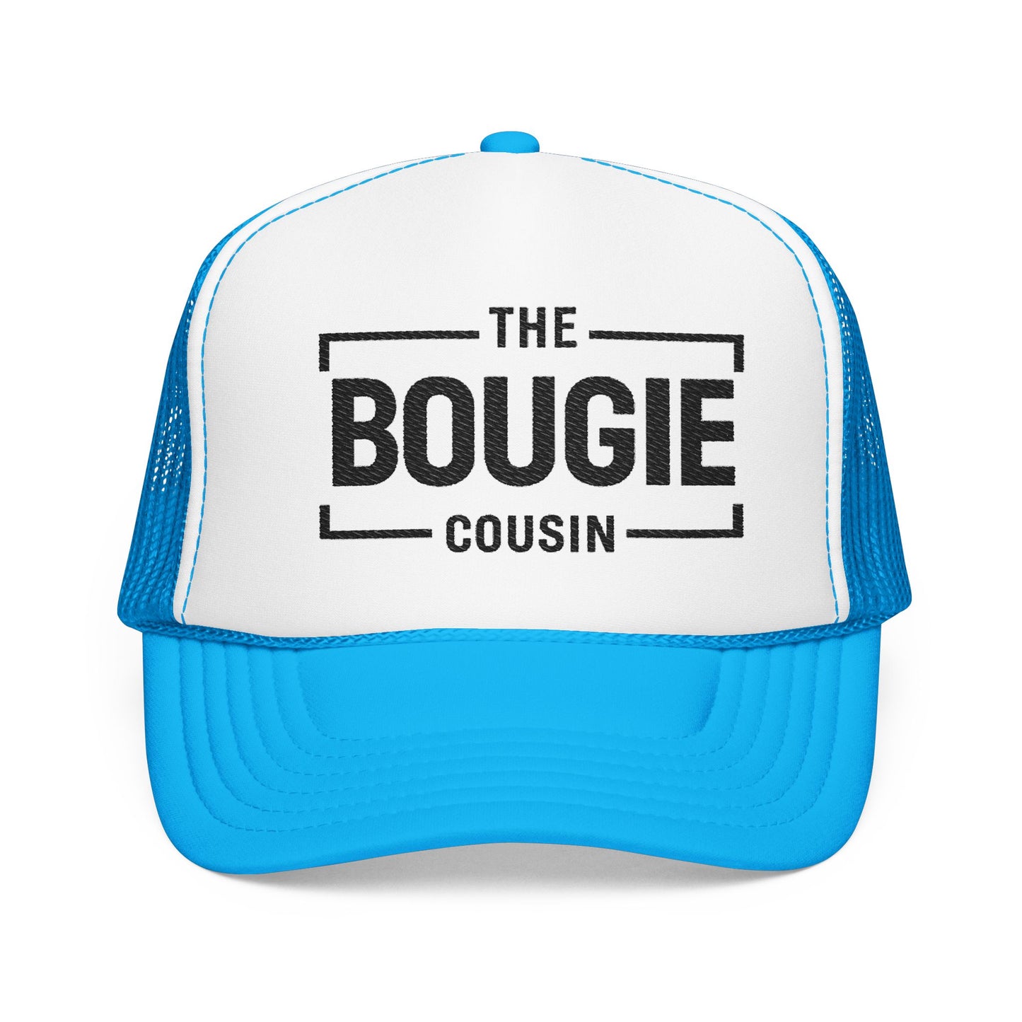 Bougie Foam Trucker Hat — 'The Bougie' Embroidered Mesh Cap