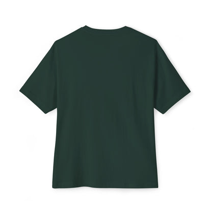 They Not Like Me Boxy Tee — Rasta Colors Vertical Text Graphic T-Shirt