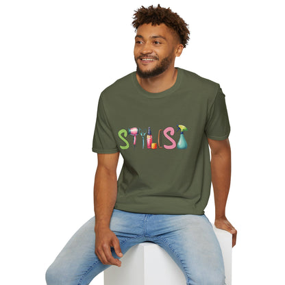Stylist Tools Graphic T-Shirt — Salon Hairdresser Tee