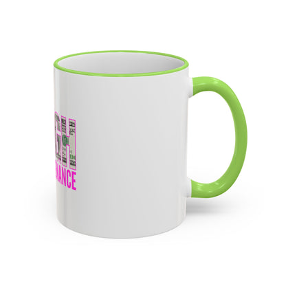 High Maintenance Lipstick Accent Rim Mug