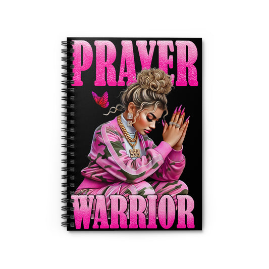 Prayer Warrior Spiral Notebook - Inspirational Journal
