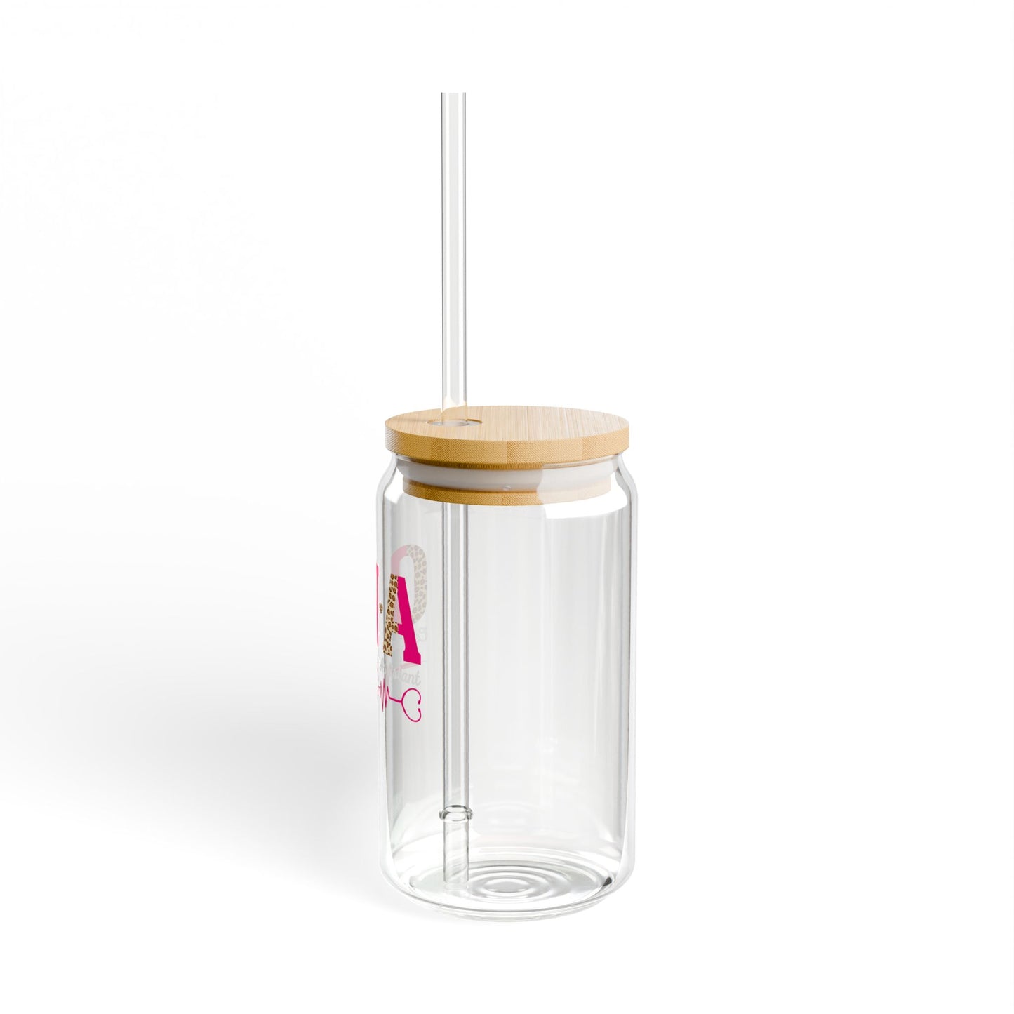 Healthcare CNA Glass Sipper Cup – 16oz