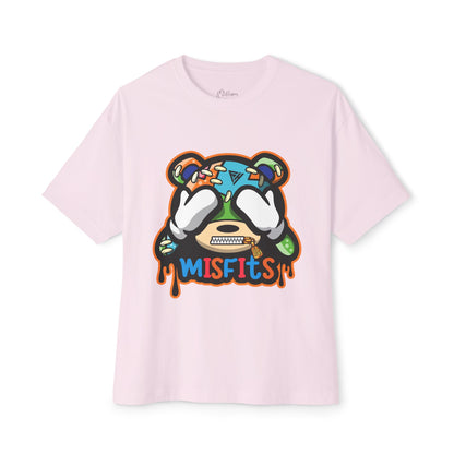 Misfits Bear Graphic Tee —  Streetwear Oversized Boxy T-Shirt