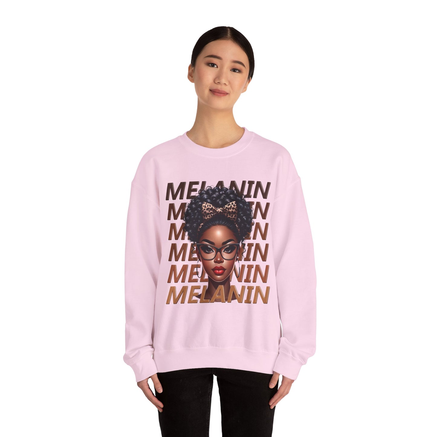 Melanin Inspired Unisex Heavy Blend™ Crewneck Sweatshirt