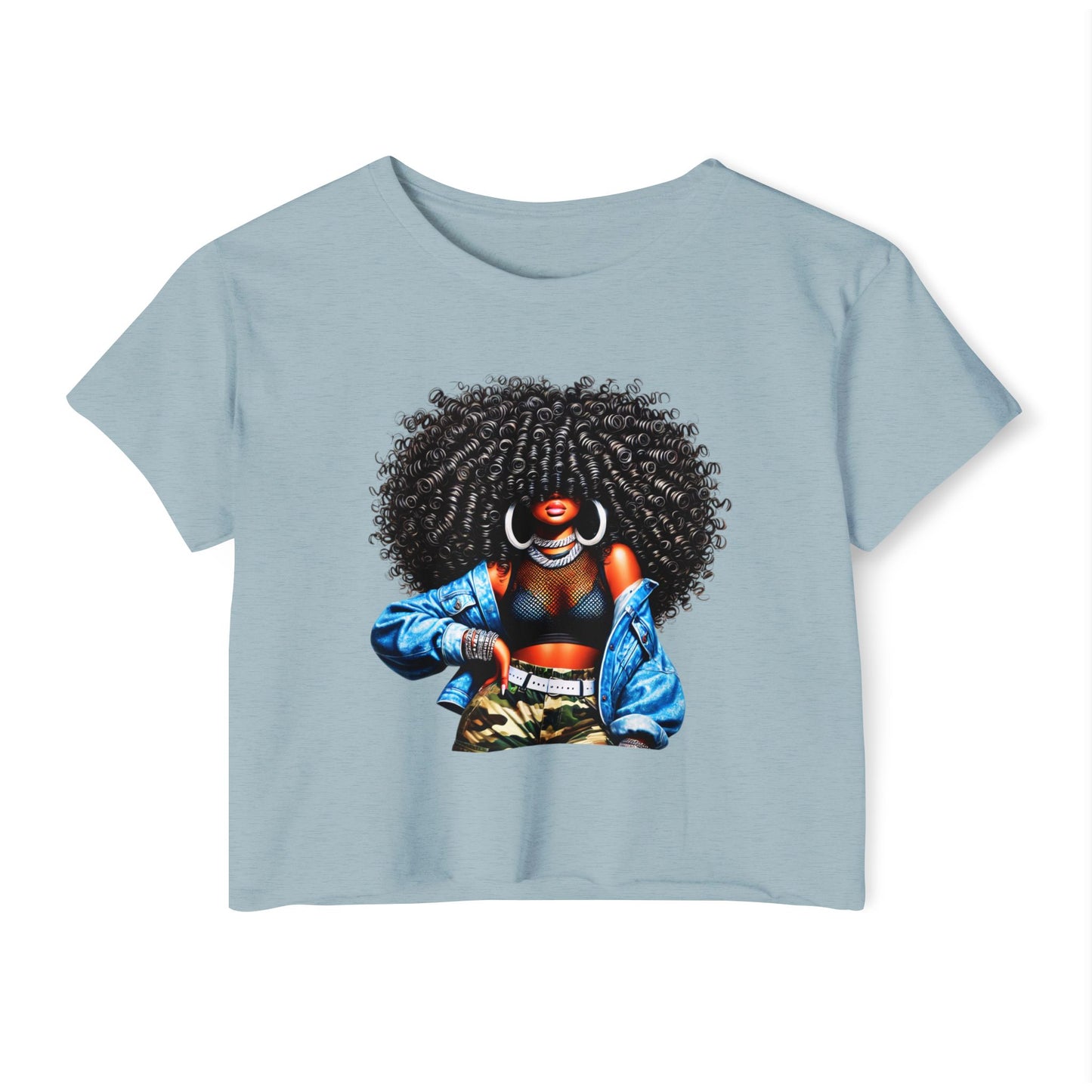Afro Beat Festival Crop Top Tee
