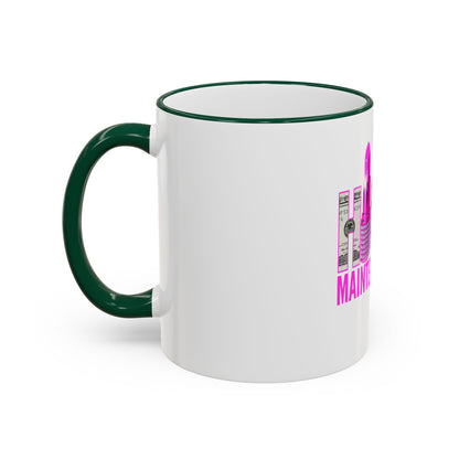 High Maintenance Lipstick Accent Rim Mug