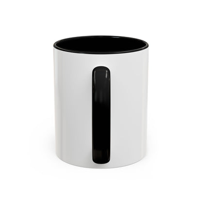 Melanin Queen Accent Coffee Mug — Black Woman Illustration