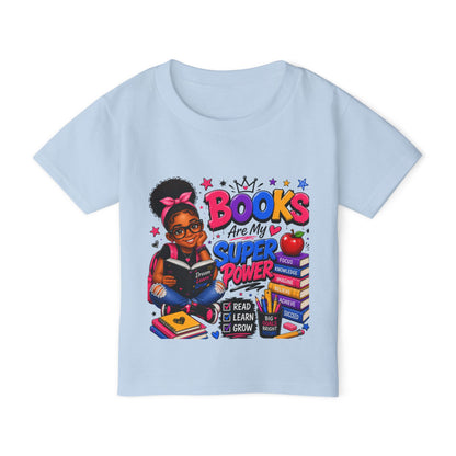 Books Are My Superpower Toddler T-Shirt