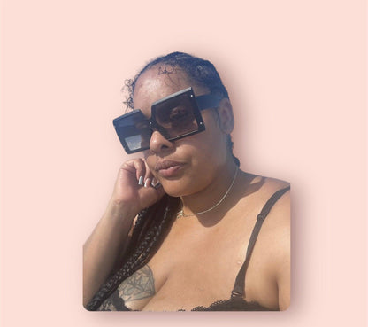 J'MARIE Women's Oversized Square Sunglasses - Williams Boutique 