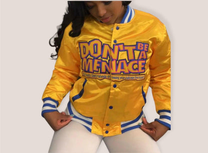 Women’s “Don’t Be A Menace” Inspired Jacket - Williams Boutique 