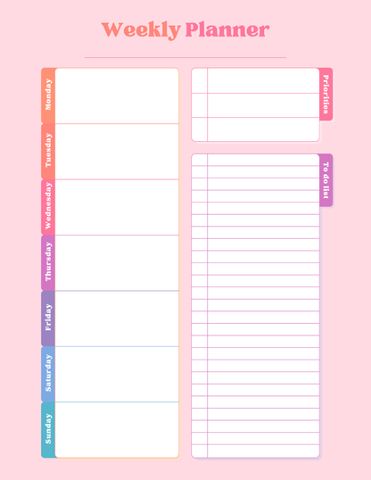 Girlboss Planner Spiral Notebook - Williams Boutique 