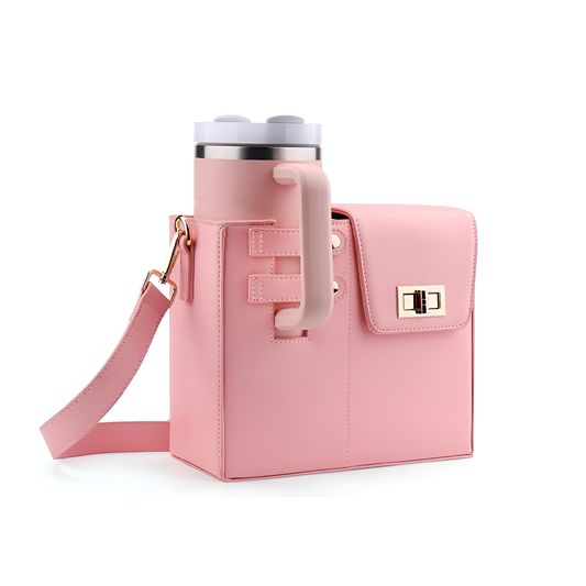 Cute Crossbody Water Bottle Holder – Portable, Hands-Free Sling Bag for Women (Fits All Bottles)
