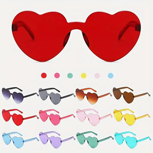 J'MARIE Heart-Shaped Sunglasses