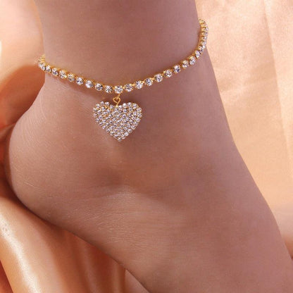 Whole Hearted Anklet - Williams Boutique 