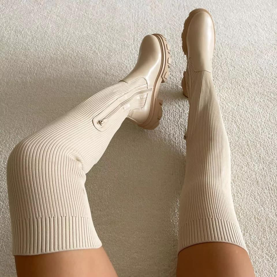 J’MARIE “Knitted” Thigh High Boots