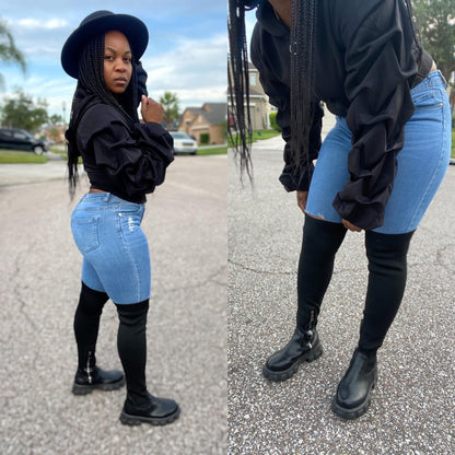 J’MARIE “Knitted” Thigh High Boots